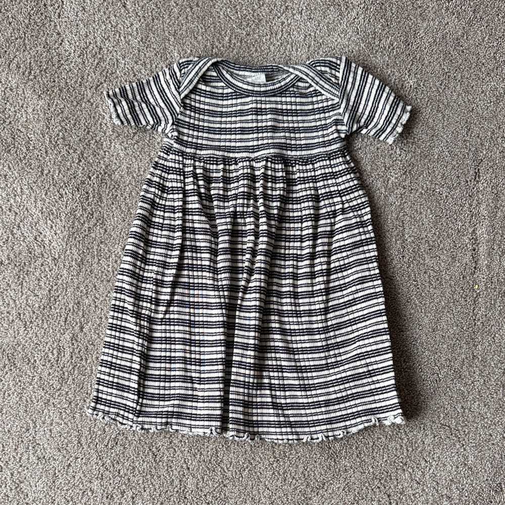 Kate Quinn Black & White Striped Dress